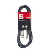 Stagg SMC6XP 6 m hoge kwaliteit XLR naar phono plug microfoonkabel, Zwart
