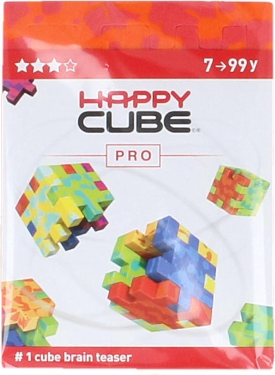 Smart games Happy Cube Pro Puzzel Oranje/Rood