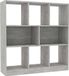 vidaXL Bibliothèque 97,5x29,5x100 cm aggloméré gris béton