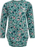 Hummel Kinderbody met lange mouwen Hmlsonja L/S 215465 Mineral Blue Panterprint
