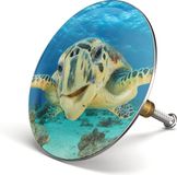 M. ROSENFELD HOME Badstop met schildpadmotief - Messing - 72mm