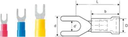 Weidmüller 9200390000 Vorkkabelschoen 1.50 mm² 2.50 mm² Gat diameter=6.5 mm Deels geïsoleerd Blauw 100 stuk(s)