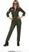 Eco-gevechtspiloot Fiestas Guirca Kostuum Jumpsuit Piloot Groen Maat M