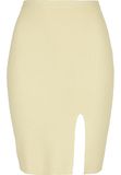Urban Classics Rib knit Korte rok M Geel