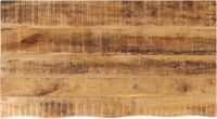 vidaXL Tafelblad met natuurlijke rand 120x60x2,5 cm massief mangohout