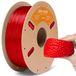 TPU filament voor 3D-printers - Flexibel 3D-printfilament 85A - Diameter 1,75 mm - Tolerantie ±0,03 mm - Transparant Rouge - Spoel van 1 kg
