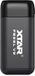 Xtar PB2SL V2 chargeur et banque d'alimentation intelligents portables 2-en-1 pour batteries Li-ion 18650/21700
