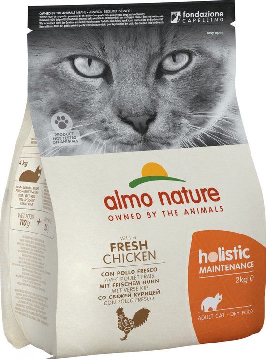 Almo Nature Cat Droog Kip/Rijst 2 kg