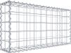 Gabion 100 cm x 50 cm x 20 cm (L x H x P), maille 10 cm x 10 cm, spirale