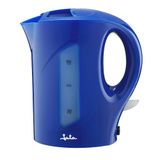 JATA JEHA5106 Elektrische waterkoker, 1 l, 900 W, snel koken, automatische uitschakeling, waterbescherming, niveau-indicator, klapdeksel, roestvrij staal, BPA-vrij