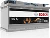 BOSCH Accu AGM - 12V 60Ah - S5A05 - 0 092 S5A 050