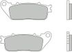 Brembo 07ho13sp Plaquettes de frein Transparent