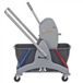 Taski Système de chariot à roulettes chariot à roulettes avec système de presse à poussée 2 x 17 l
