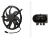 HELLA 8EW 366 420-511, ventilator voor motorkoeling, koelventilator voor MINI Hatchback (R56), waterkoeler, diameter 402 mm
