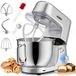 Robot pâtissier 2000 W 7,2 litres 6 vitesses acier inoxydable