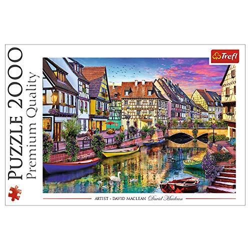 Trefl 27118 Colmar, Frankrijk 2000 stukjes, premium kwaliteit, voor volwassenen en kinderen vanaf 12 jaar puzzel, meerkleurig