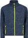 CMP Kinderjas Blauw Mel.-Limegroen Gestreept Polyester 4 jaar