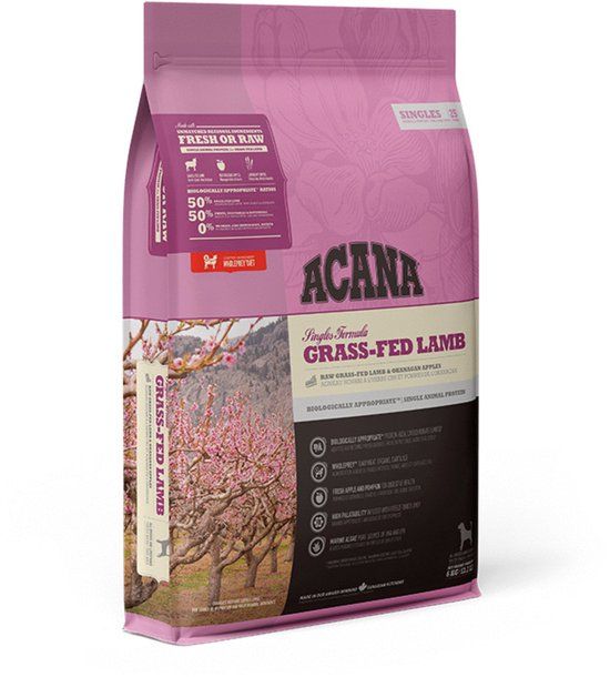 Acana Singles Grass-Fed Lamb Lam&Appel - Hondenvoer - 6 kg