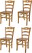 Tommychairs Cuore - Chaise de salle à manger - Set de 4 - Chêne
