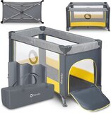 Lionelo Stefi 2-in-1 Campingbed & Box - Geel - 0-36 Maanden - 15 kg - Met Matras & Transporttas