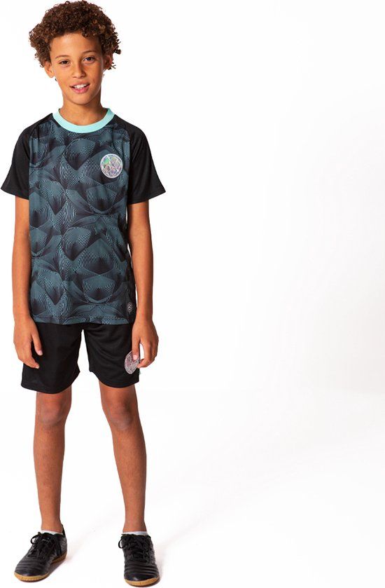Official Fanwear State of Football B.V. Champions League Voetbaltenue Kinderen - Maat 116 t/m 164 - Zwart - Unisex