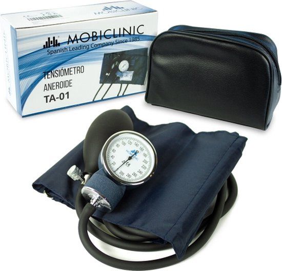 Mobiclinic TA-01 Handmatige Bloeddrukmeter - Bovenarm - Blauw