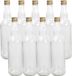 HI DIY glazen - 9x st - cadeau/decoratie flesjes 700 ml - met dop 8 x 27 cm