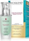 Yoskine Okinawa Green Caviar Japanese Double Lifting Caviar Serum Under Cream On Face & Eye Area 30Ml