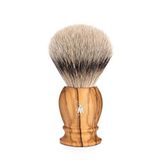Mühle 091h250 CLASSIC scheerkwast puur zilver (silvertip badger) Ø 21 mm, olijfframe
