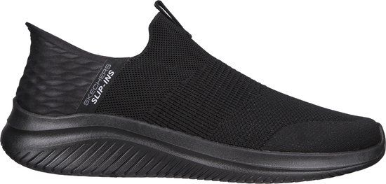 Skechers Ultra Flex 3.0 - Smooth Step - Heren Instappers - Zwart - Maat 46