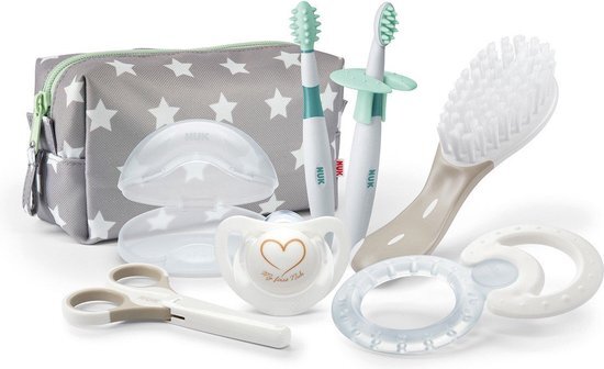 NUK baby set voor pasgeborenen - Beige/Wit