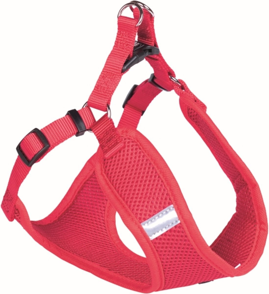 Nobby - Hondentuig - Mesh Reflect - Rood - S - buikomtrek 41 tot 46 cm