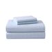 Laura Ashley Home - Queen lakens, katoenen flanellen beddengoed set, geborsteld voor extra zachtheid en comfort (blauw, koningin)