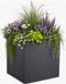 EDA Volcania 50 cm Anthracite Gris Pot Carré