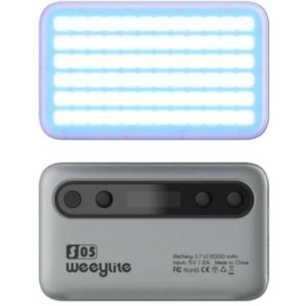 Weeylite S05 Pocket RGB Light - Minimalist Grey
