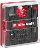 Originele Einhell 115020 Bitset 28-delig T-profiel, Tri-Point, Plat, Pentalobe, Kruiskop Phillips Incl. bithouder en schroevendra