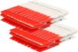 Merkloos Wasknijpers gekleurd - 240x stuks - plastic wasgoedknijpers - Knijpers/wasspelden voor wasgoed