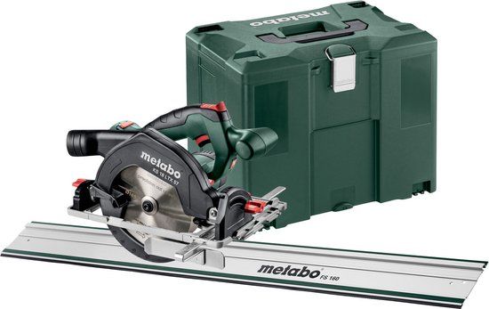 Metabo KS 18 LTX 57 SET - Accu cirkelzaag - 18V - 165mm - Incl. geleiderail - metaBOX