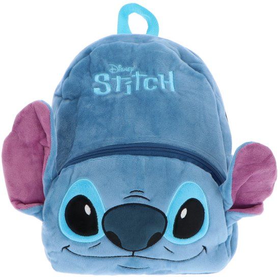 Lilo & Stitch Pluche Rugzak Blauw Polyester Kinderen 30 cm