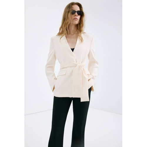 Mango Regular Blazer Beige
