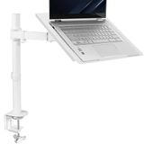 VIVO STAND-V001LW Laptopbureaustandaard, volledig verstelbare uitbreiding met C-klem, wit