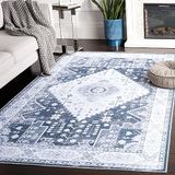 Safavieh Bohemian Indoor Hand Tufted Abstract Collection, ABT340, in Ivory / Charcoal, 60 X 91 cm
