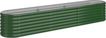 vidaXL Plantenbak - 224x40x36 cm - Gegalvaniseerd Staal - Groen