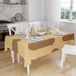 Bonamaison Tafelkleed, Anti-Mold, Sneldrogend, Waterdicht, 100% Polyester Tafellaken, Bruine tinten, 140 x 160 Cm