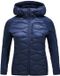 Peak Performance W Helium Down Hybrid Hood - Veste - Blue Shadow - M