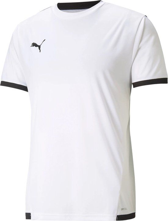 PUMA teamLIGA Jersey Sportshirt Mannen - Maat XS - Wit