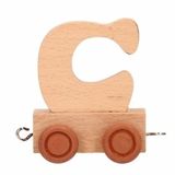 T & F creations Houten letter trein C