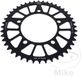CORVER S.A. Couronne Aluminium 44Z PAS 520 noir JT Diamètre intérieur 110 Entraxe 130.8