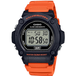 Casio W-219H-4AVCF Illuminator Montre de sport numérique - Noir avec bracelet orange