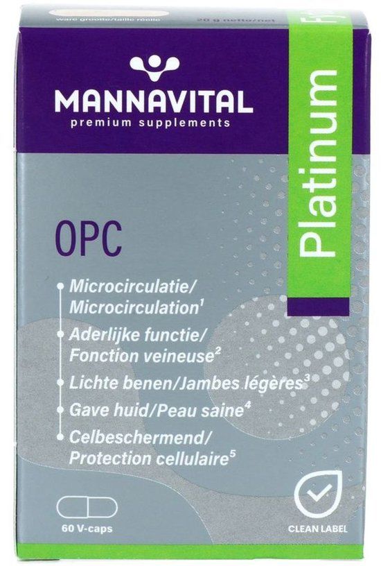 Mannavital Opc Platinum Capsules 60VCP